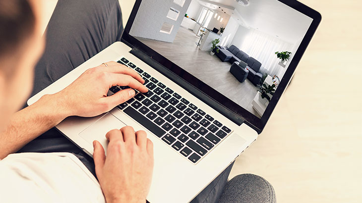 man using a laptop