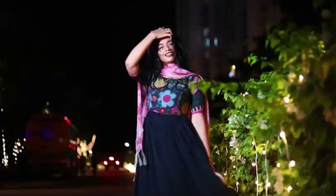 Chennai instagram blogger OnePitchCatch celebrates Diwali at our Chennai Lighting Festival 2021